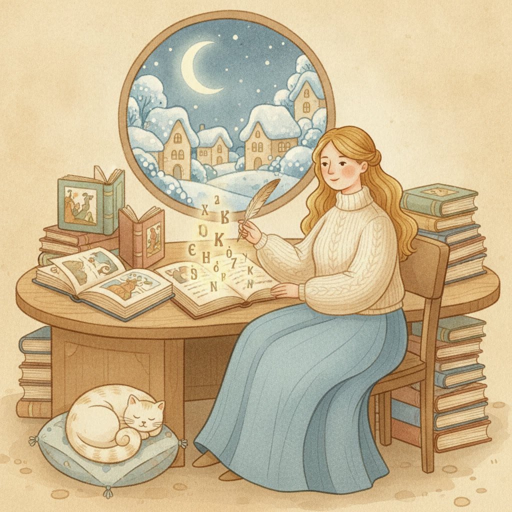 Ilustrácia: spisovateľka Klára Jarunková