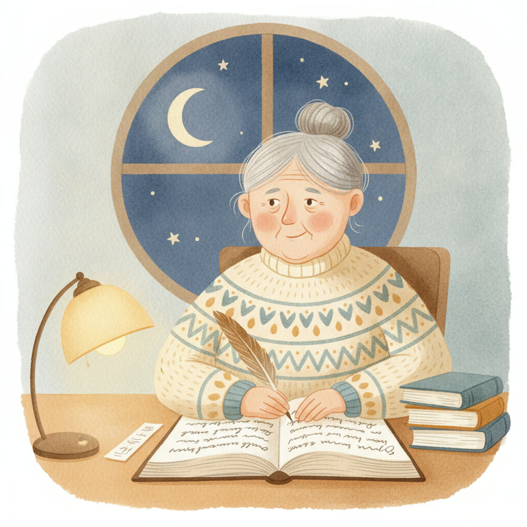 Ilustrácia: spisovateľka Ľudmila Podjavorinská