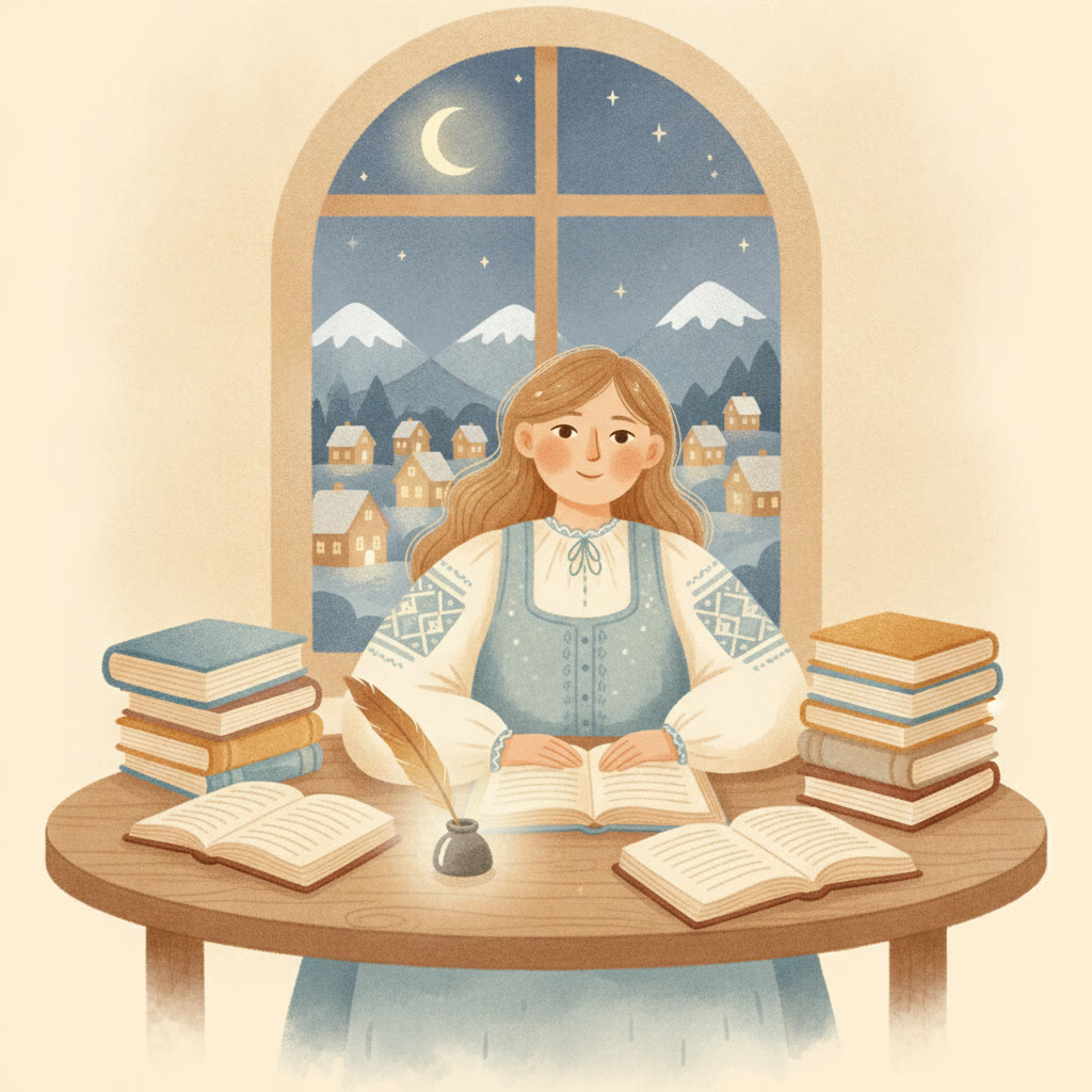 Ilustrácia: spisovateľka Terézia Vansová